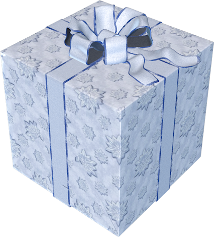 This png image - Blue Present Box with Bow PNG Clipart, is available for free download