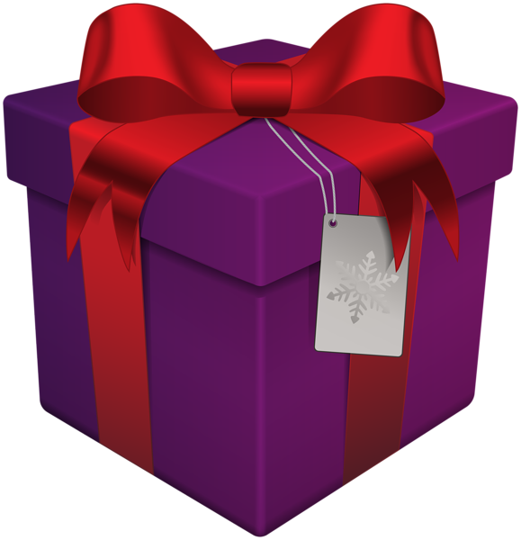 This png image - Christmas Gift Box Purple Transparent PNG Clip Art, is available for free download