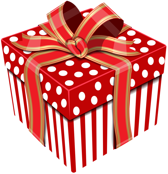 This png image - Cute Red Gift Box Transparent PNG Clip Art Image, is available for free download