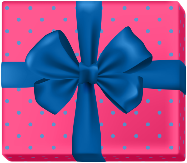This png image - Dotted Gift Box Pink PNG Clip Art Image, is available for free download