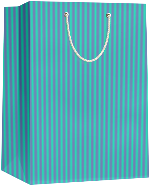 This png image - Gift Bag Blue PNG Clipart, is available for free download
