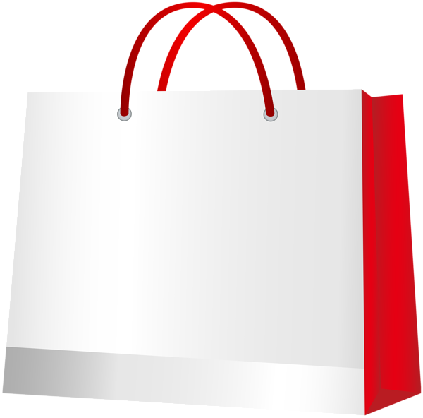 This png image - Gift Bag White PNG Clip Art Image, is available for free download