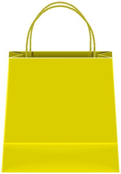 This png image - Gift Bag Yellow PNG Clipart, is available for free download