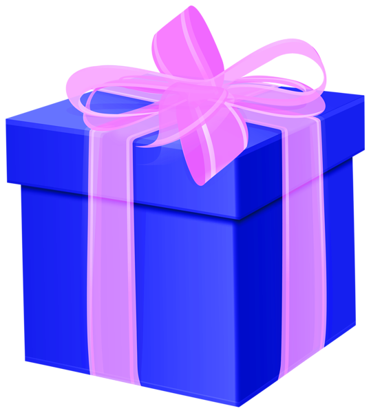 This png image - Gift Blue Box PNG Transparent Clipart, is available for free download