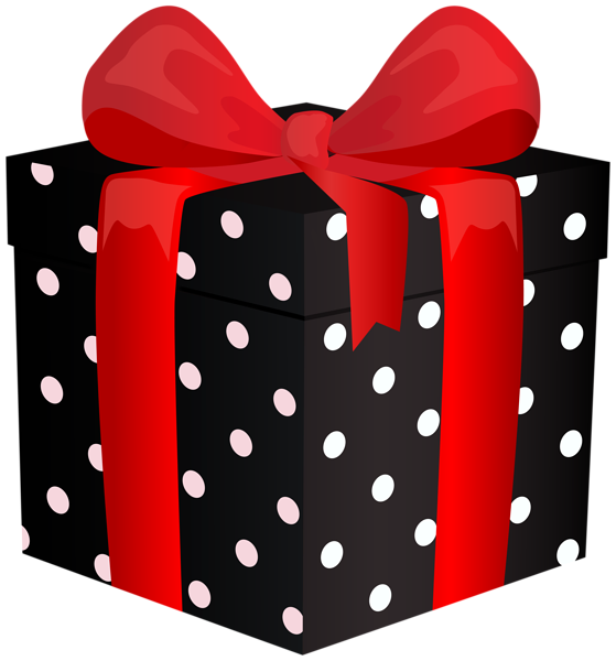 This png image - Gift Box Black PNG Clipart, is available for free download
