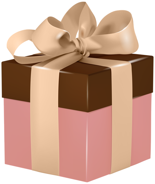 This png image - Gift Box Brown PNG Transparent Clipart, is available for free download