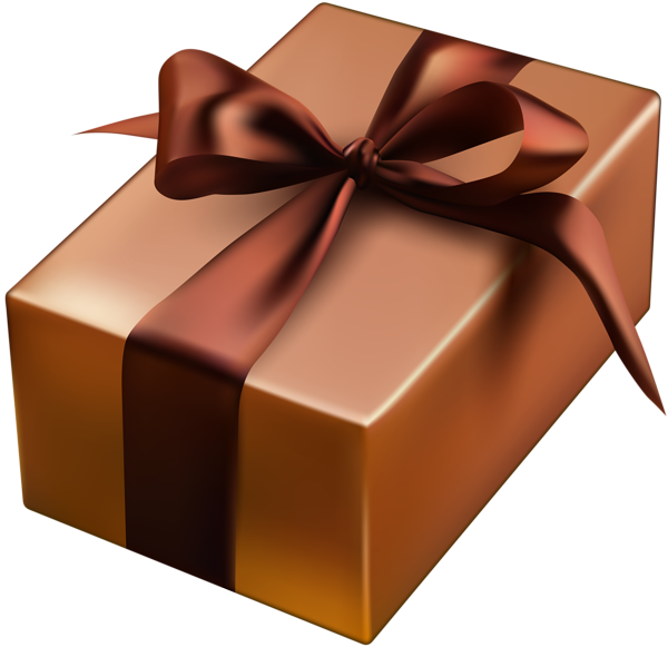 This png image - Gift Box Brown Transparent Image, is available for free download