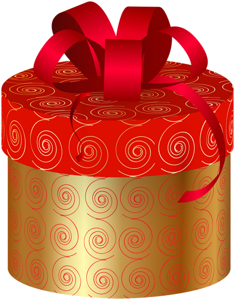 This png image - Gift Box Gold Red PNG Clip Art Image, is available for free download