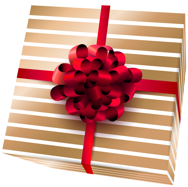 This png image - Gift Box Gold Transparent PNG Clip Art, is available for free download