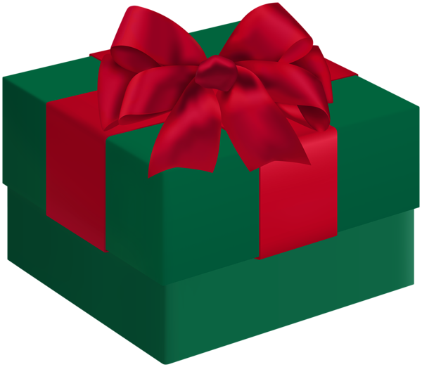 This png image - Gift Box Green Transparent Clipart, is available for free download