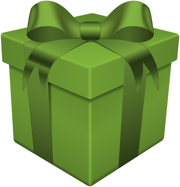 This png image - Gift Box Green Transparent PNG Clip Art, is available for free download