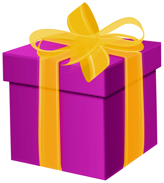 This png image - Gift Box Purple PNG Transparent Clipart, is available for free download