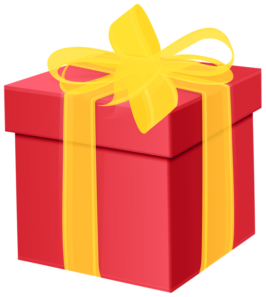This png image - Gift Box Red PNG Transparent Clipart, is available for free download