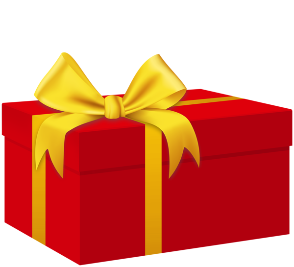 This png image - Gift Box Red Yellow Bow PNG Clipart, is available for free download