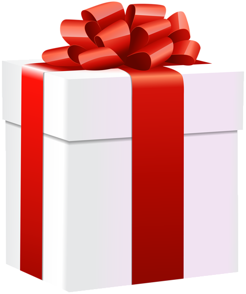 This png image - Gift Box White PNG Clip Art Image, is available for free download