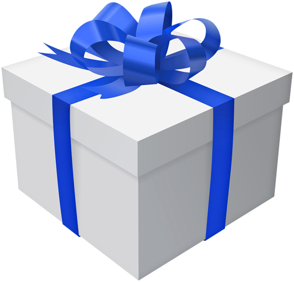 This png image - Gift Box with Blue Bow PNG Clip Art Image, is available for free download
