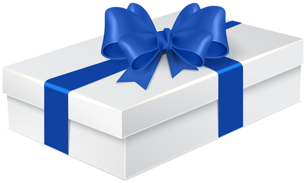 This png image - Gift with Blue Bow PNG Clip Art, is available for free download