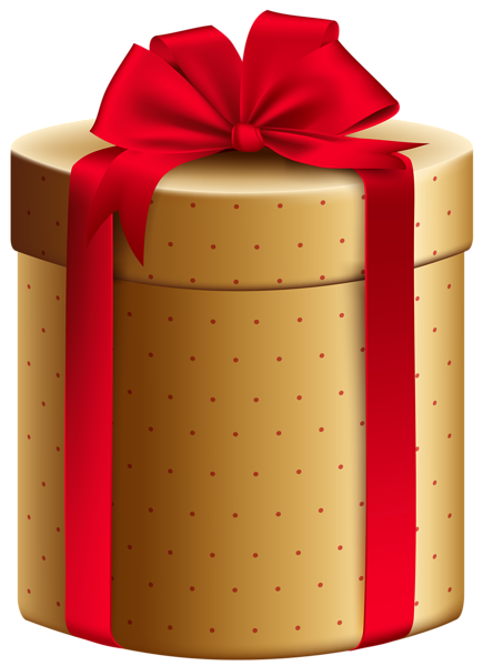 This png image - Gold Red Gift Box PNG Clipart Image, is available for free download