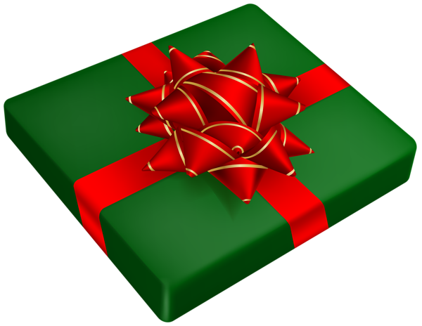 This png image - Green Gift PNG Clipart, is available for free download