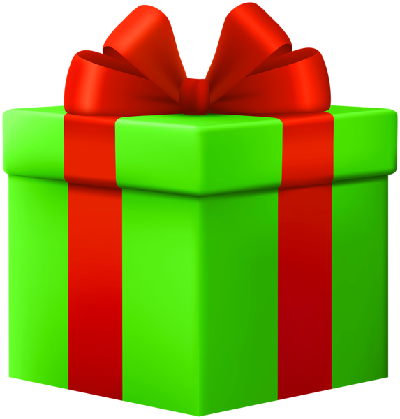 This png image - Green Present Box PNG Clipart, is available for free download