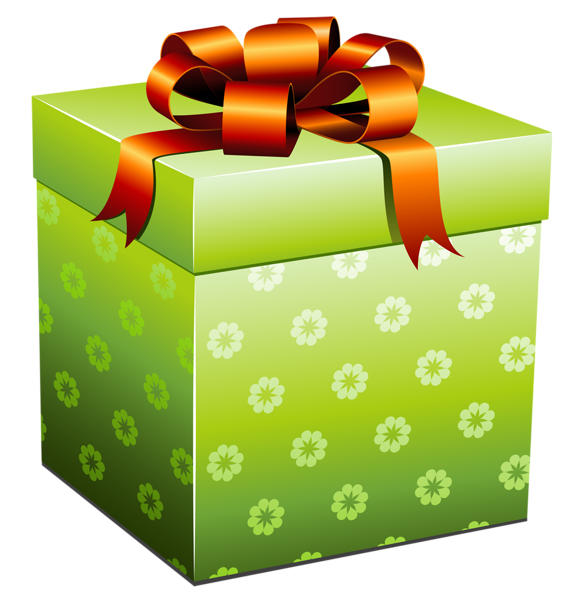 This png image - Green Present Box with Red Bow PNG Picture, is available for free download
