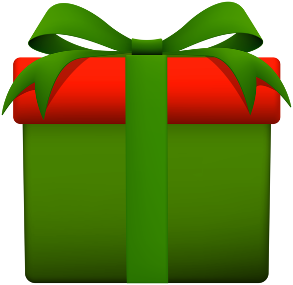 This png image - Green Red Gift Box PNG Clipart, is available for free download