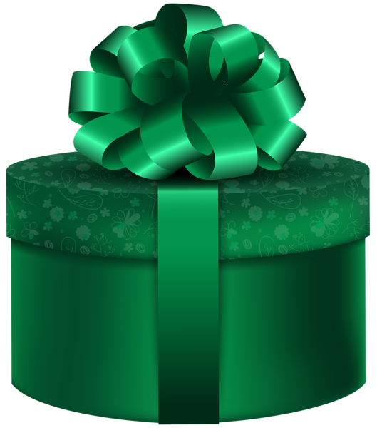 This png image - Green Round Gift PNG Clip Art Image, is available for free download
