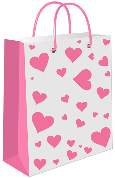 This png image - Heart Gift Bag Transparent Clip Art Image, is available for free download