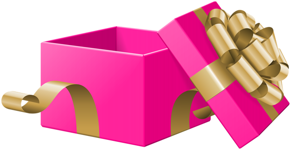 This png image - Open Gift Box Pink Transparent Clip Art Image, is available for free download