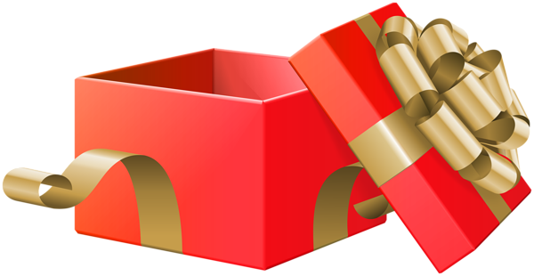 This png image - Open Gift Box Red Transparent Clip Art Image, is available for free download