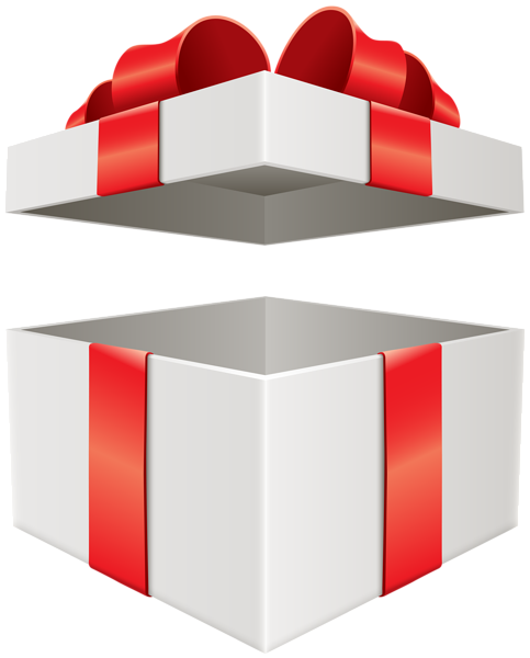 This png image - Open Gift Box White PNG Image, is available for free download