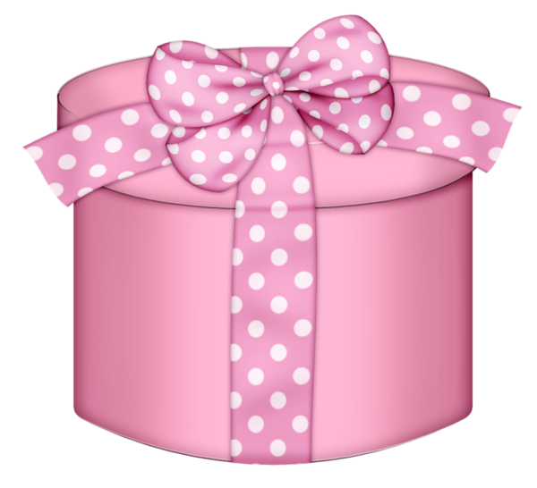 This png image - Pink Round Gift Box PNG Clipart, is available for free download