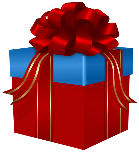 This png image - Present Box Red Blue PNG Clipart, is available for free download