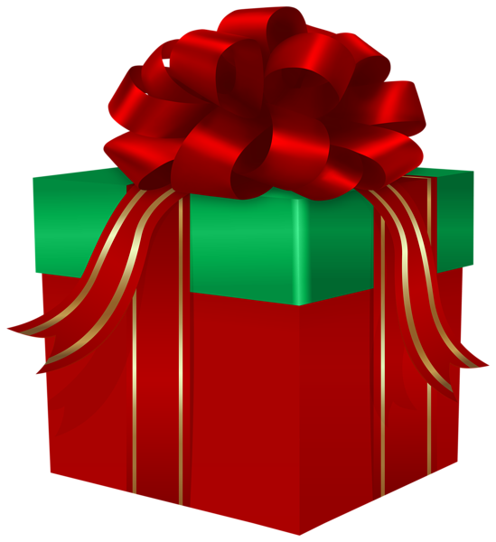 This png image - Present Box Red Green PNG Clipart, is available for free download