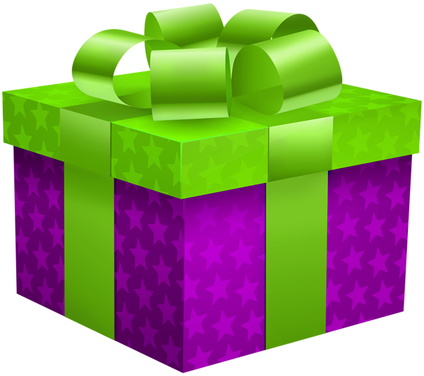 This png image - Purple Gift Box with Stars PNG Clipart, is available for free download