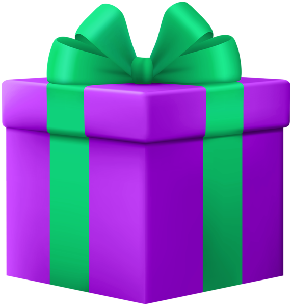 This png image - Purple Present Box PNG Clipart, is available for free download
