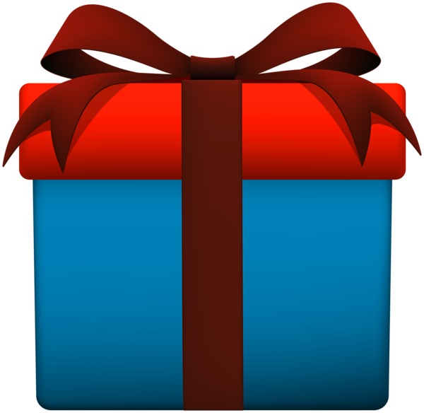 This png image - Red Blue Gift Box PNG Clipart, is available for free download