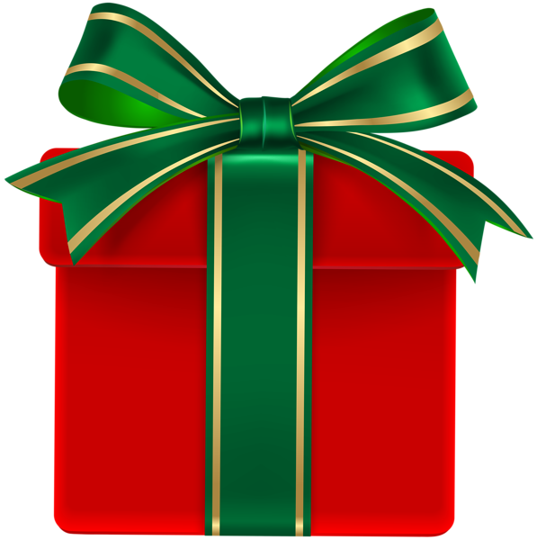 This png image - Red Gift Box with Green Bow PNG Clip Art Image, is available for free download