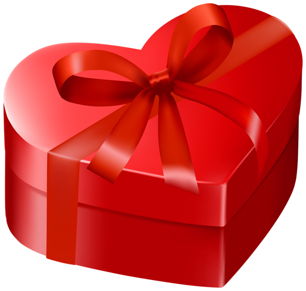 This png image - Red Heart Gift Box PNG Clipart Image, is available for free download