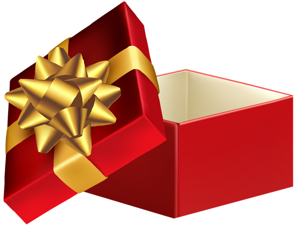This png image - Red Open Gift Box PNG Clip Art Image, is available for free download