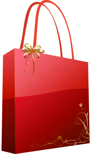 This png image - Red PNG Giftbag Picture, is available for free download