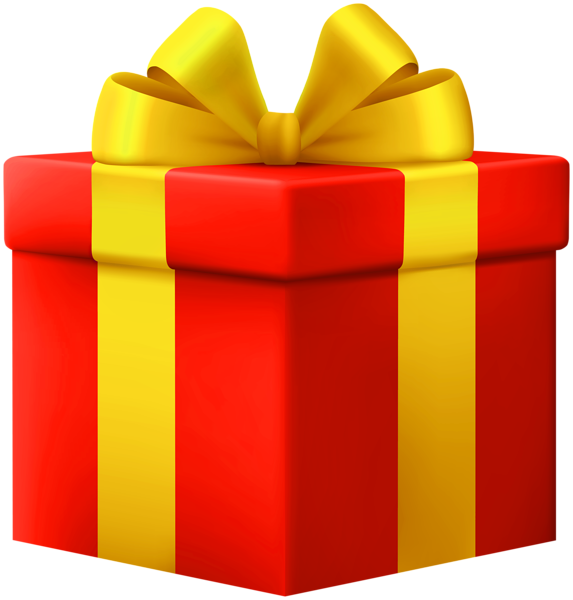 This png image - Red Present Box PNG Clipart, is available for free download