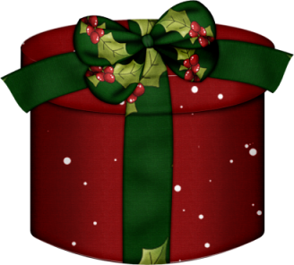 This png image - Red Round Gift Box with Gren BowPNG Picture, is available for free download