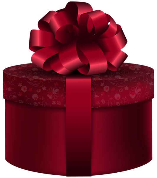 This png image - Red Round Gift PNG Clip Art Image, is available for free download
