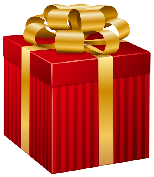This png image - Red Striped Gift Box PNG Clip Art Image, is available for free download