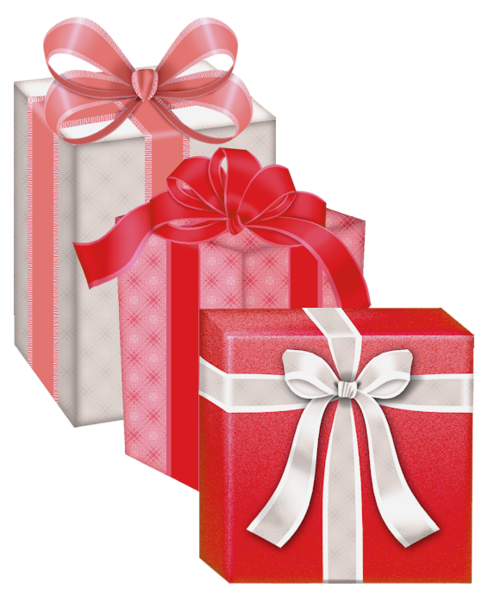 This png image - Red White Gift Boxes PNG Clipart, is available for free download