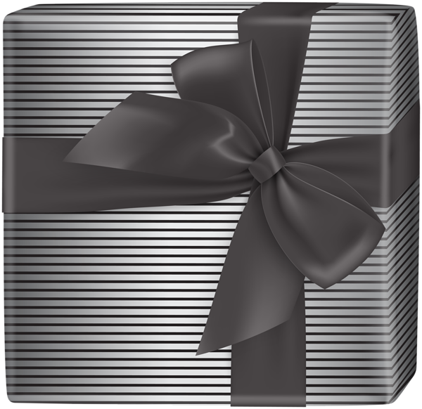 This png image - Silver Gift PNG Clip Art Image, is available for free download