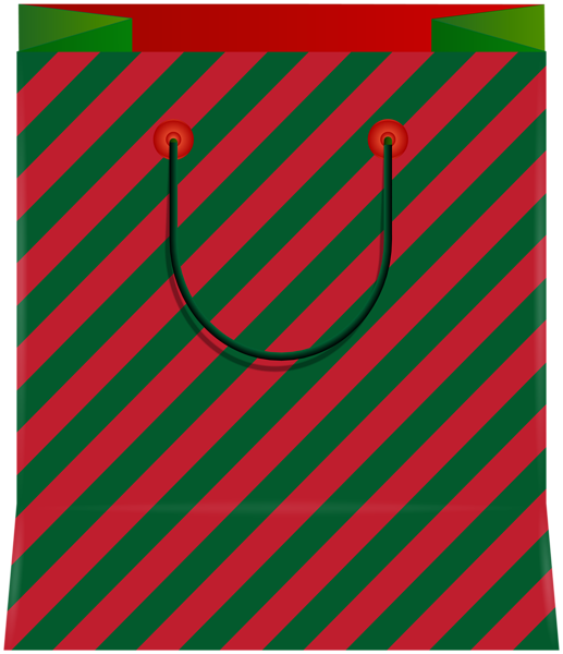 This png image - Striped Gift Bag PNG Clipart, is available for free download
