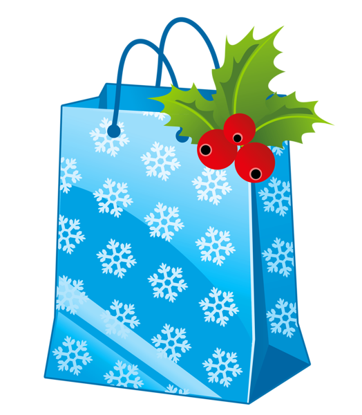 Transparent Christmas Blue Gift Box Clipart | Gallery Yopriceville