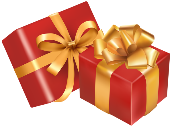 This png image - Two Red Gift Boxes PNG Clipart Image, is available for free download